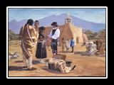 Trading at Taos Pueblo, 1635
